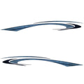 Palm Beach Boat Graphic Decals 139834-02 | Blue Stickers (Set of 2)Ope