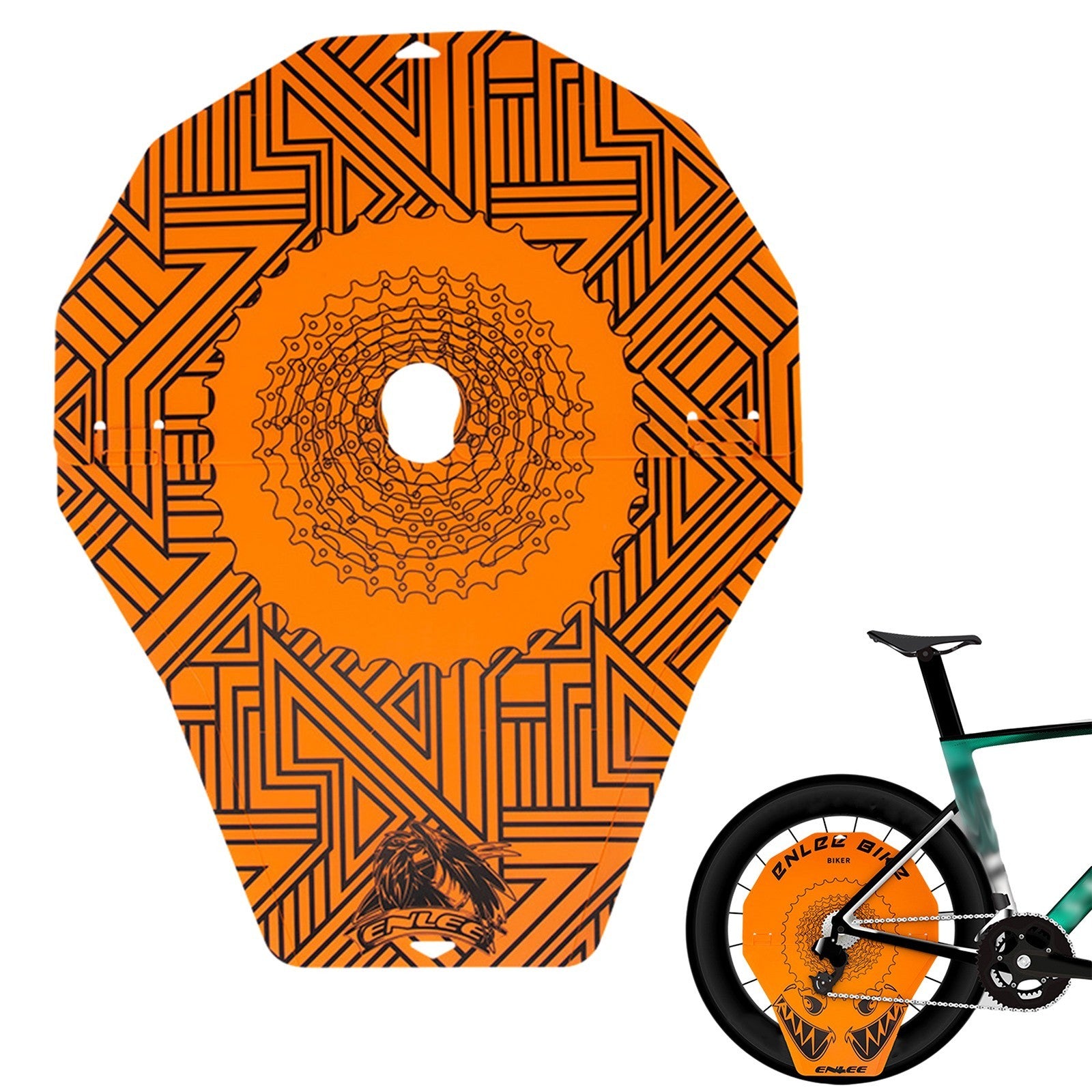 Bike Wash Cover Orange Polypropylene