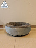 WHISKR Winter Round Soft Dog Bed Puppy Cat Calming Fluf