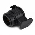 Heavy Duty Black Trailer Truck Converter 13 Pin To 7 Pin Hitch Adapter