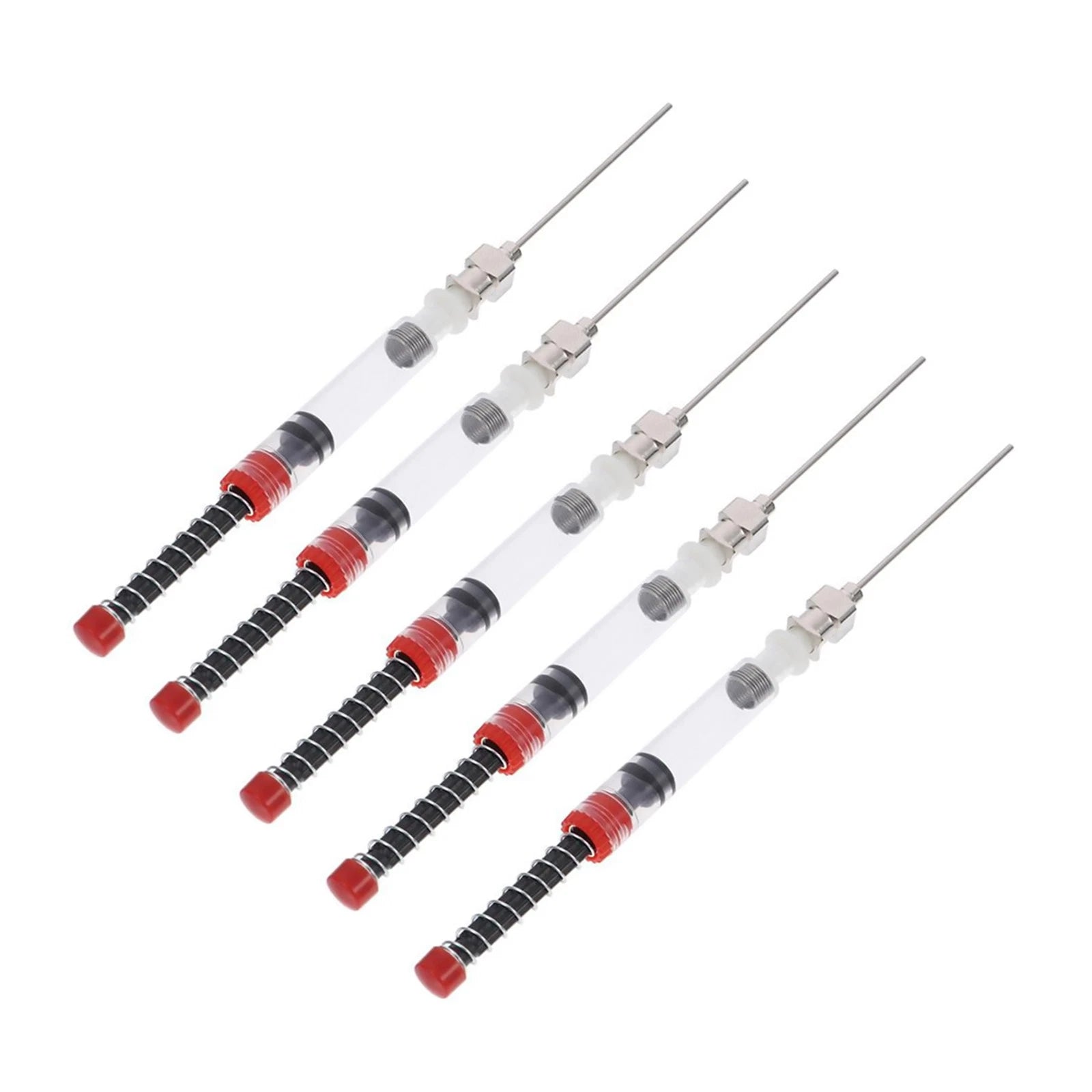 5* Fountain Pen Ink Absorber Snorkel Filler Kits, Spring Loaded