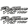 Boat Decal Pro Team 175 TXW Black White by Tracker
