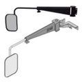 Tractor Mirror Assembly W/extendable Arm Lh 8" X 11" Mirror Cih