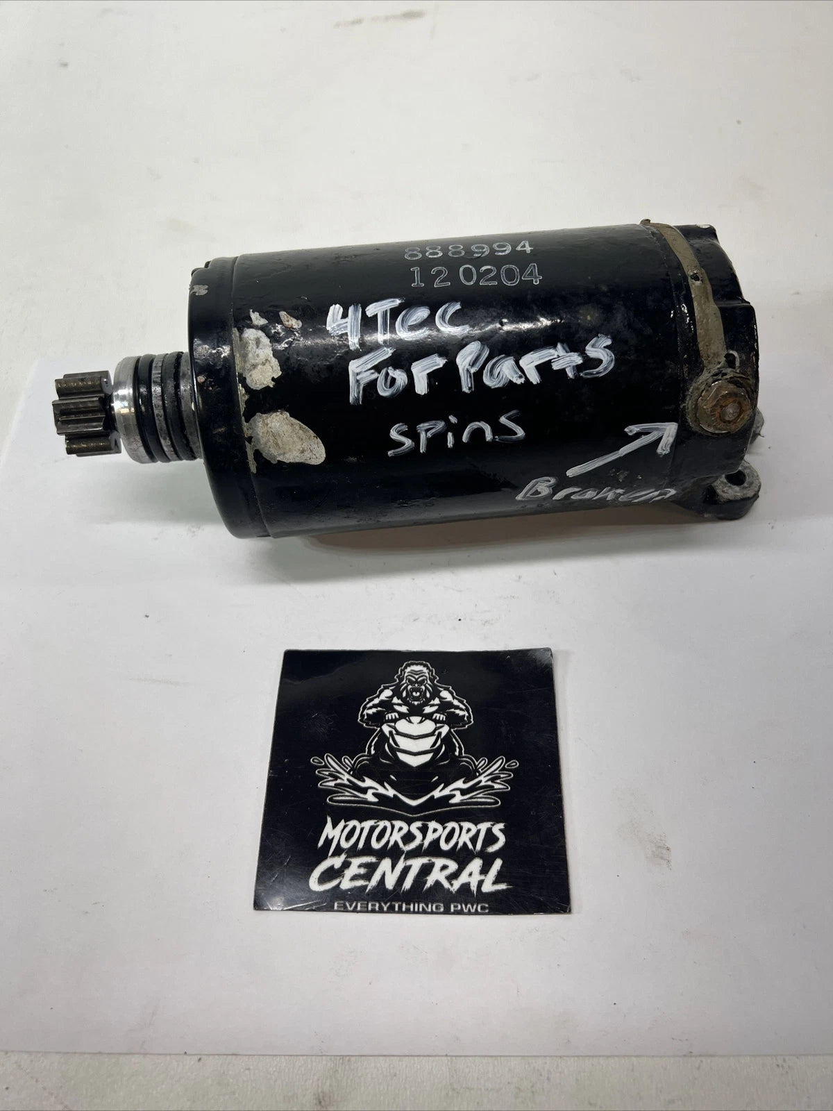 Seadoo 4 Tec Starter Motor Gtr Gti Gtx Rxt Rxp For Parts Only
