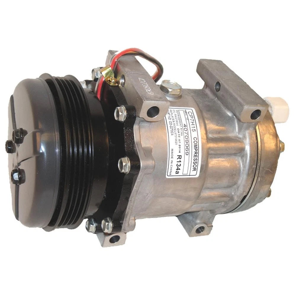 Air Conditioning Compressor With Clutch Fits Case Ih 87519620