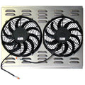 Z40014 Dual 11" Electric Fan & Shroud - 17 1/2 X 24 X 2 5/8