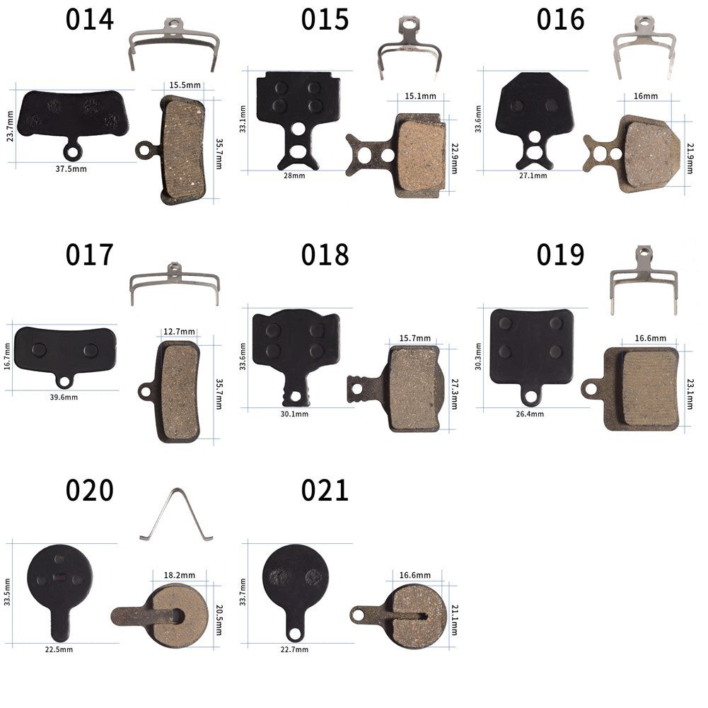 Mountain Bicycle Disc Brake Pads Semimetal