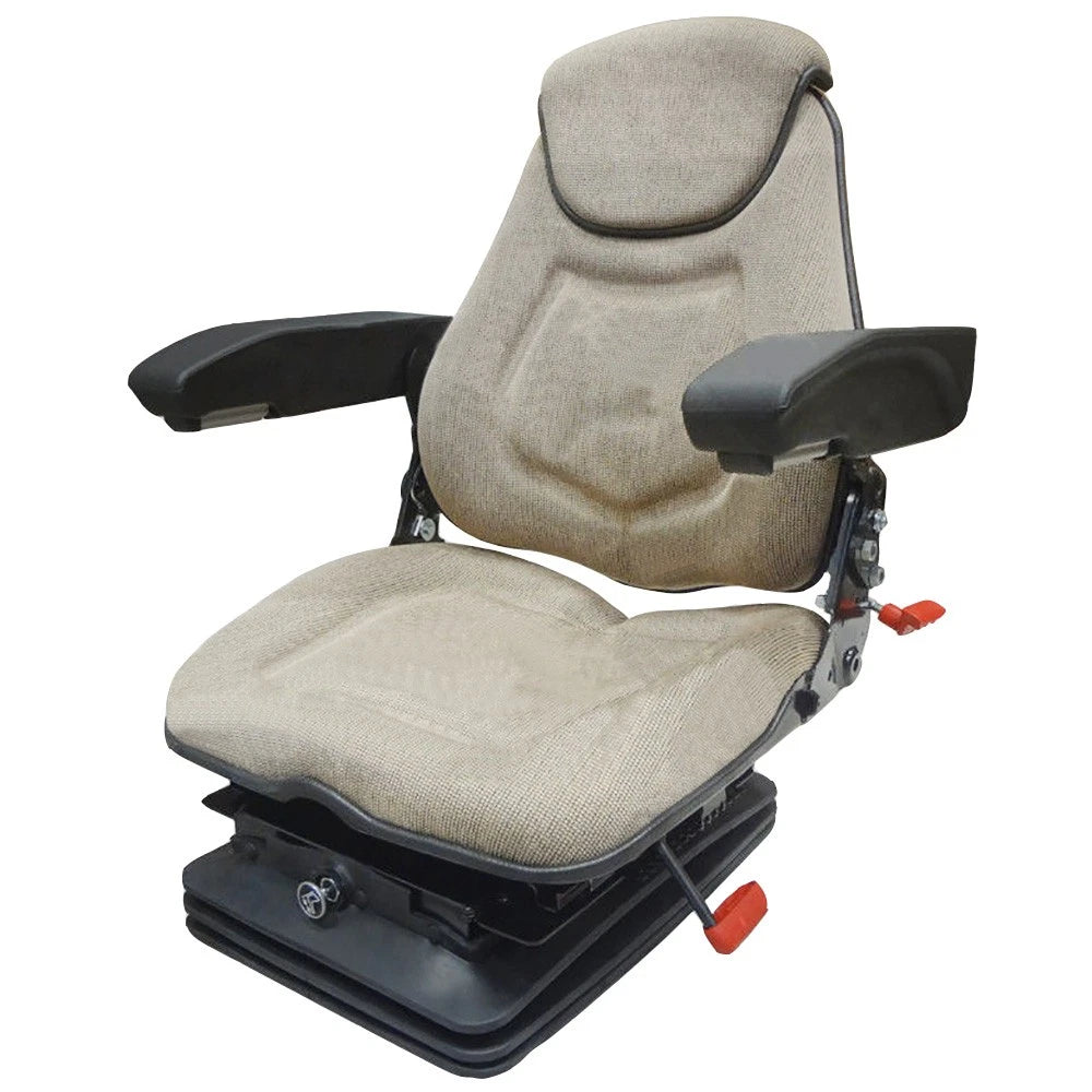 Faa1220 Tractor Seat Assembly Air Ride Head Rest Armrests Lumbar