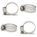 Stainless Steel Boat Hose Clamps Set of 4 by Ideal