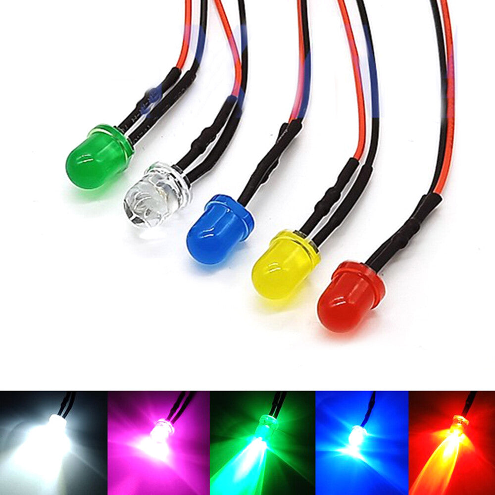 Pre-Wired LED Bulb Light 3V-220V