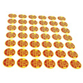 Mixed Fuel 1" Round Decal Sticker Warning for Gasoline - 42 Pcs