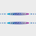 EZ Loader Boat Trailer Graphic Decal | 53 1/4 Inch Dark Blue (Pair)Ope