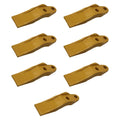 7 Skid Steer Loader Bolt-on Uni-teeth 132-4720 2 3/8" Hole To Hole