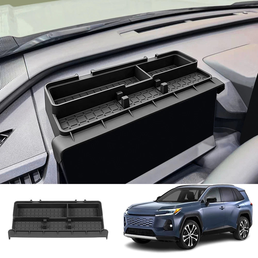 Dashboard Storage Compartment With Phone Mount For For Toyota Rav4