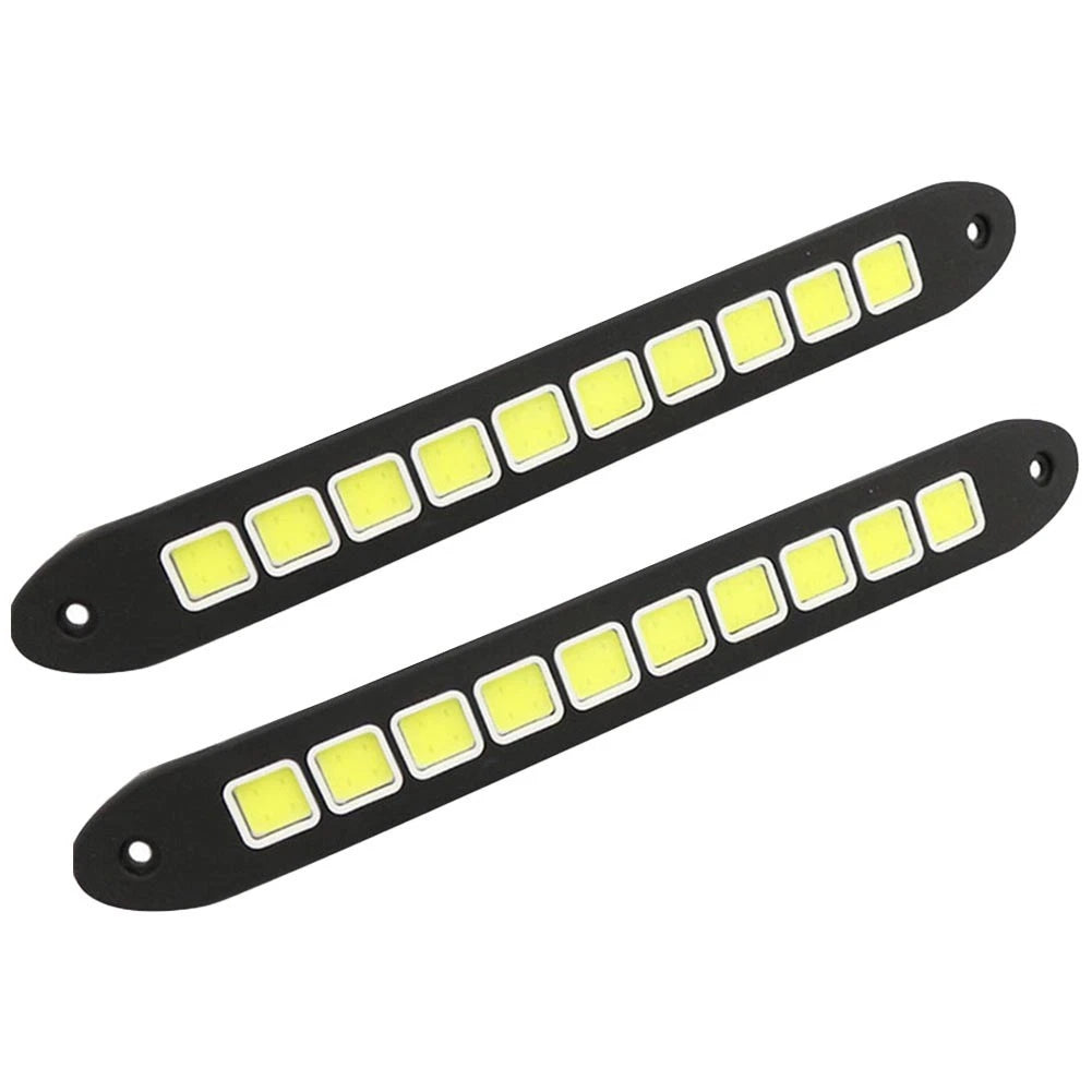 12V Lights Black Cob Car Daytime Exterior Flexible Led Lights