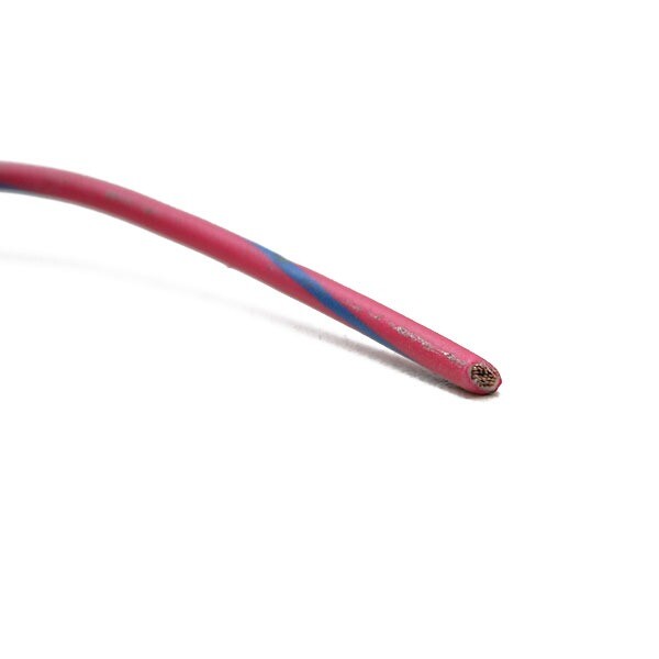 Cobalt Boat Marine Wire 14 AWG Red w/ Blue Stripe by Cobalt
