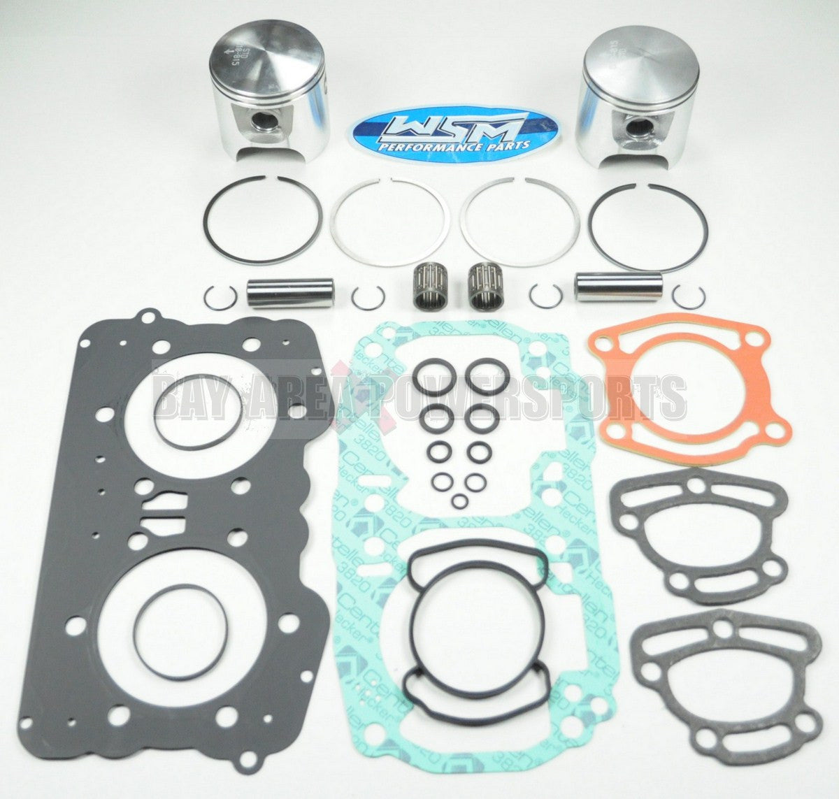 WSM Sea Doo 947 951 Piston Gasket Top End Rebuild Kit Std by WSM