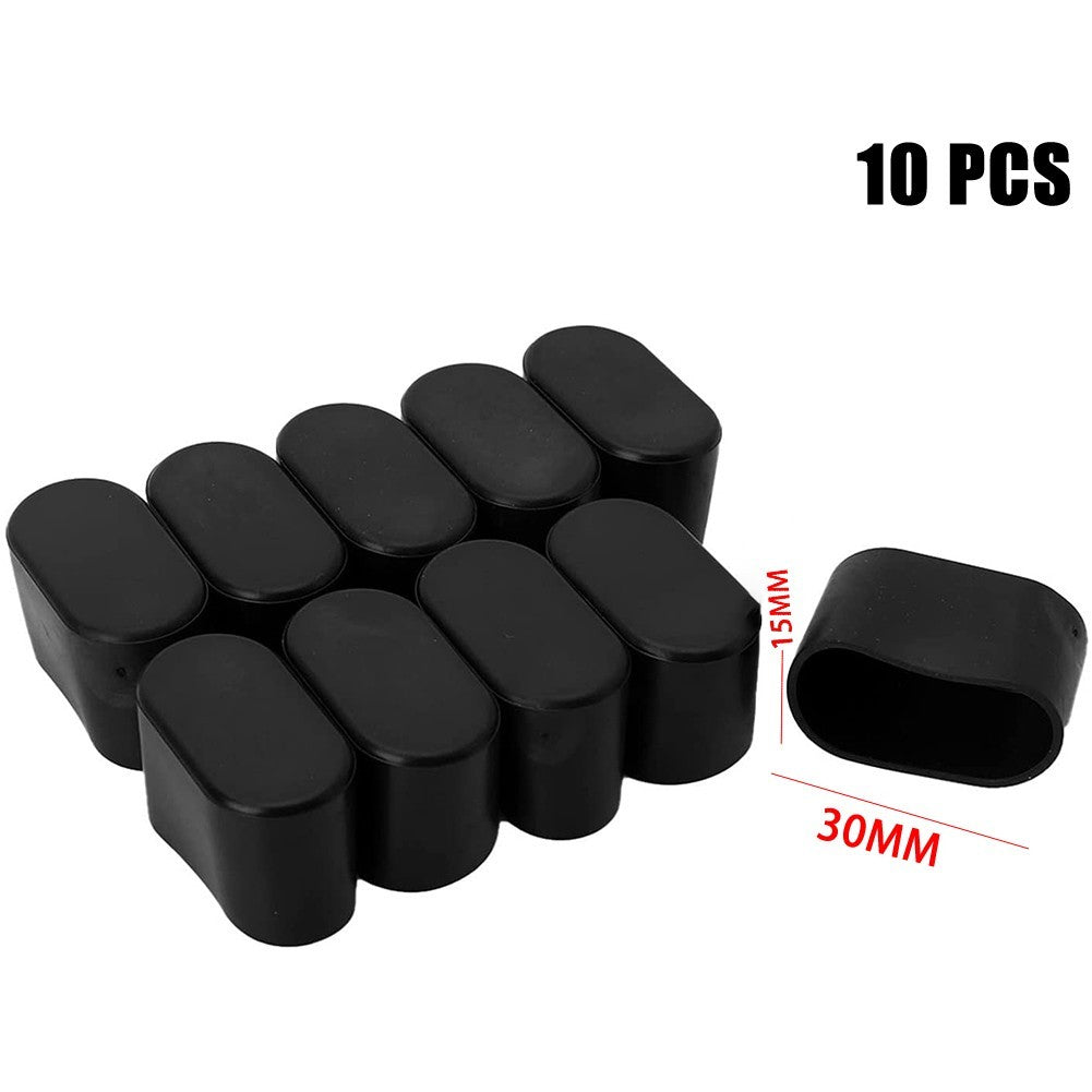 Chair Leg Cap Oval Covers Rubber