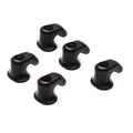ObeCo Boat J-Hook 7119910 | Carver 3/8 x 1 1/8 Inch Black (Set of 5)Op