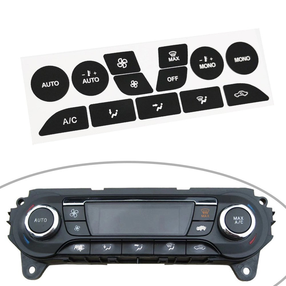 A/C Button Repair Stickers Vinyl Material