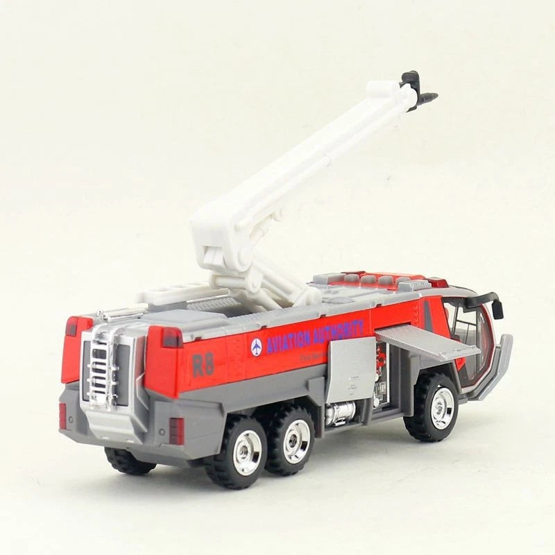 Christmas Gift Airport Fire Truck Pull Back Sound&light Aviation Fire