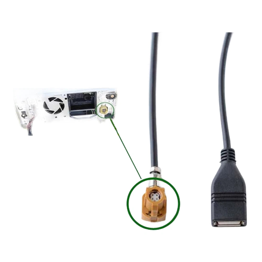 95cm Usb Cable For Pcm3.1 Rcd510 Rns315 Mib682 And Mib200 Series Audio