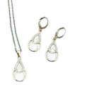 Zinc Alloy Jewelry Set with Oil Dripping Detail