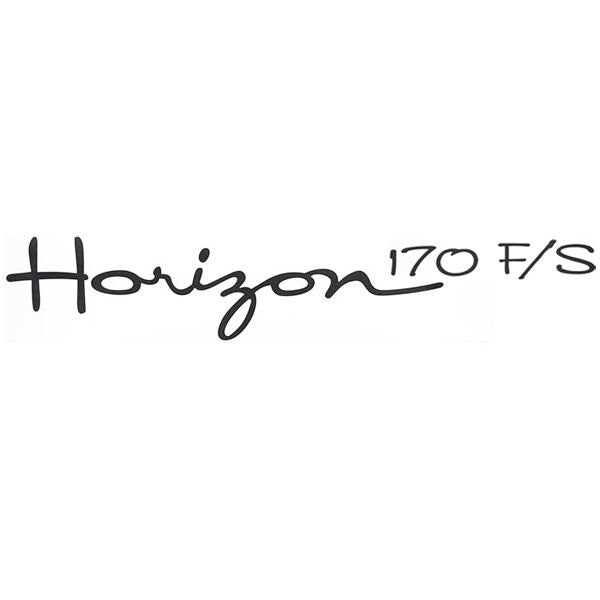 Four Winns Boat Decal Horizon 170 F/S Metallic Pewter by Four Winns