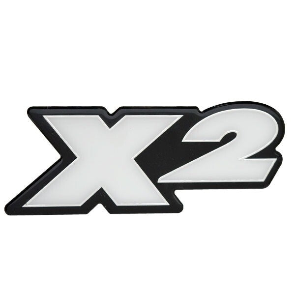Triton Boat Decal X2 Black Silver Vinyl 6 3/4 Inch by Triton