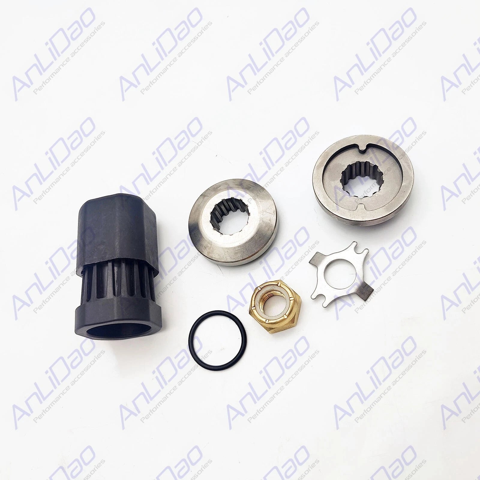 Fit Fit Mercury Marine Quicksilver 4 Piece Flo-torq Reflex Hub Kit