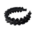 Winter Hair Band for Women High Crown Lace Trim