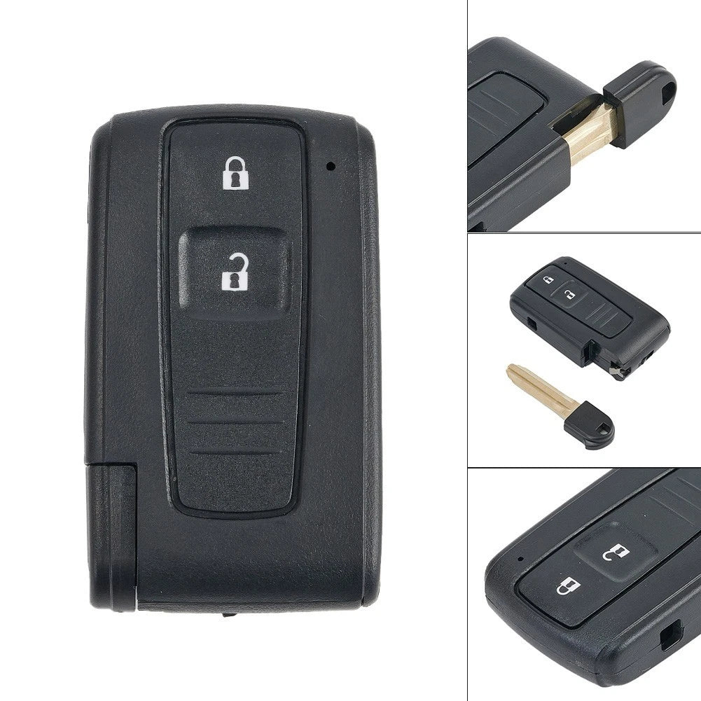 Remote Key With Uncut Key Blade For 2 Button Car Accessories For
