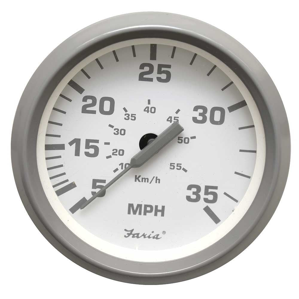 Speedometer Gauge Faria SE9485C Nantucket 3 1/4 Inch by Faria