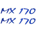 Glastron Boat Graphic Model Decals | Mx 170 Blue Sticker (Pair)