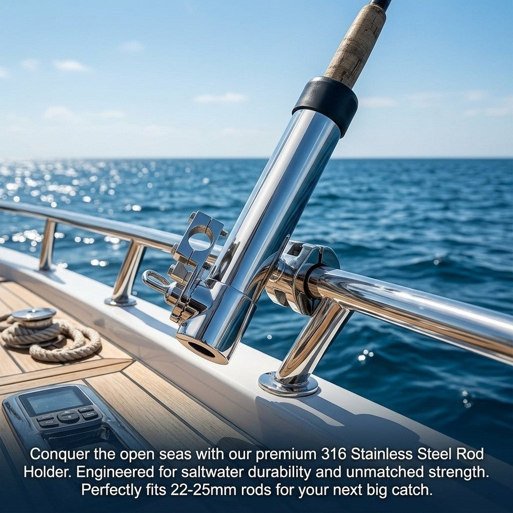 Clamp Style Fishing Rod Holder Mount