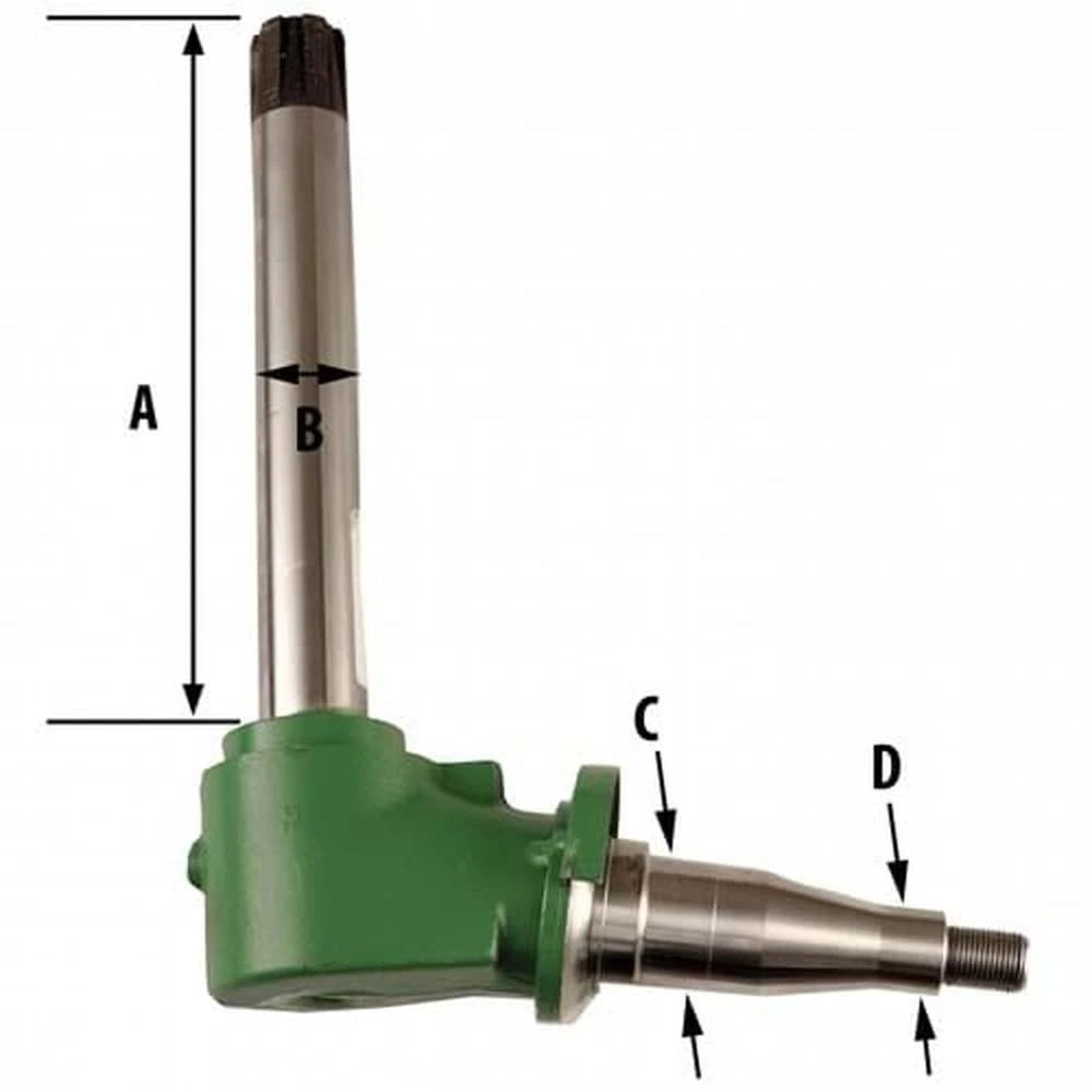 Hr71278 Spindle, 2wd, Lh Or Rh Fits John Deere