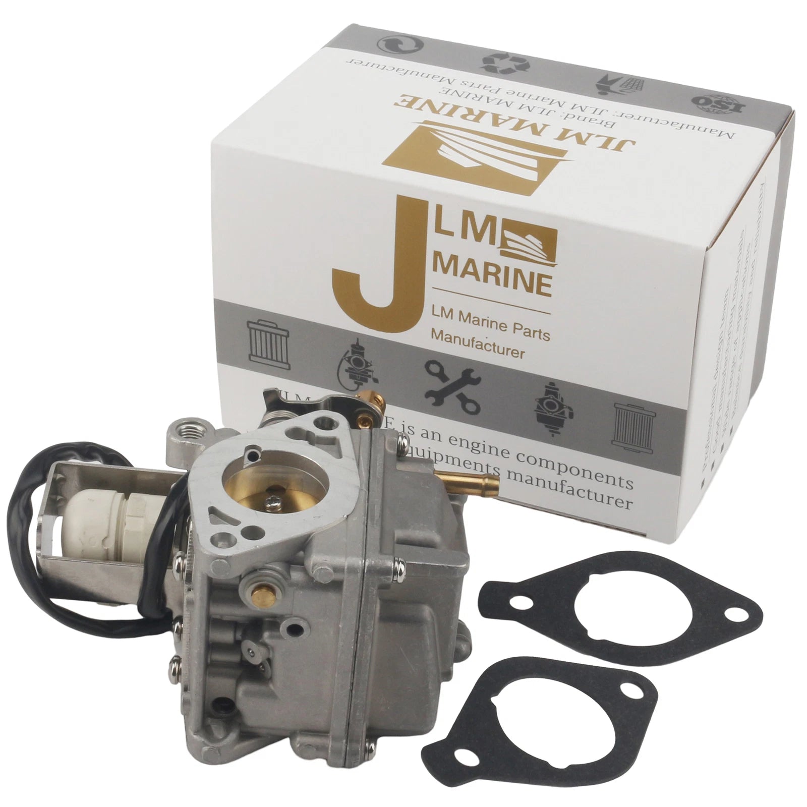 6ah-14301 Outboard Carbs Carburetor With Gasket For Yamaha Marine