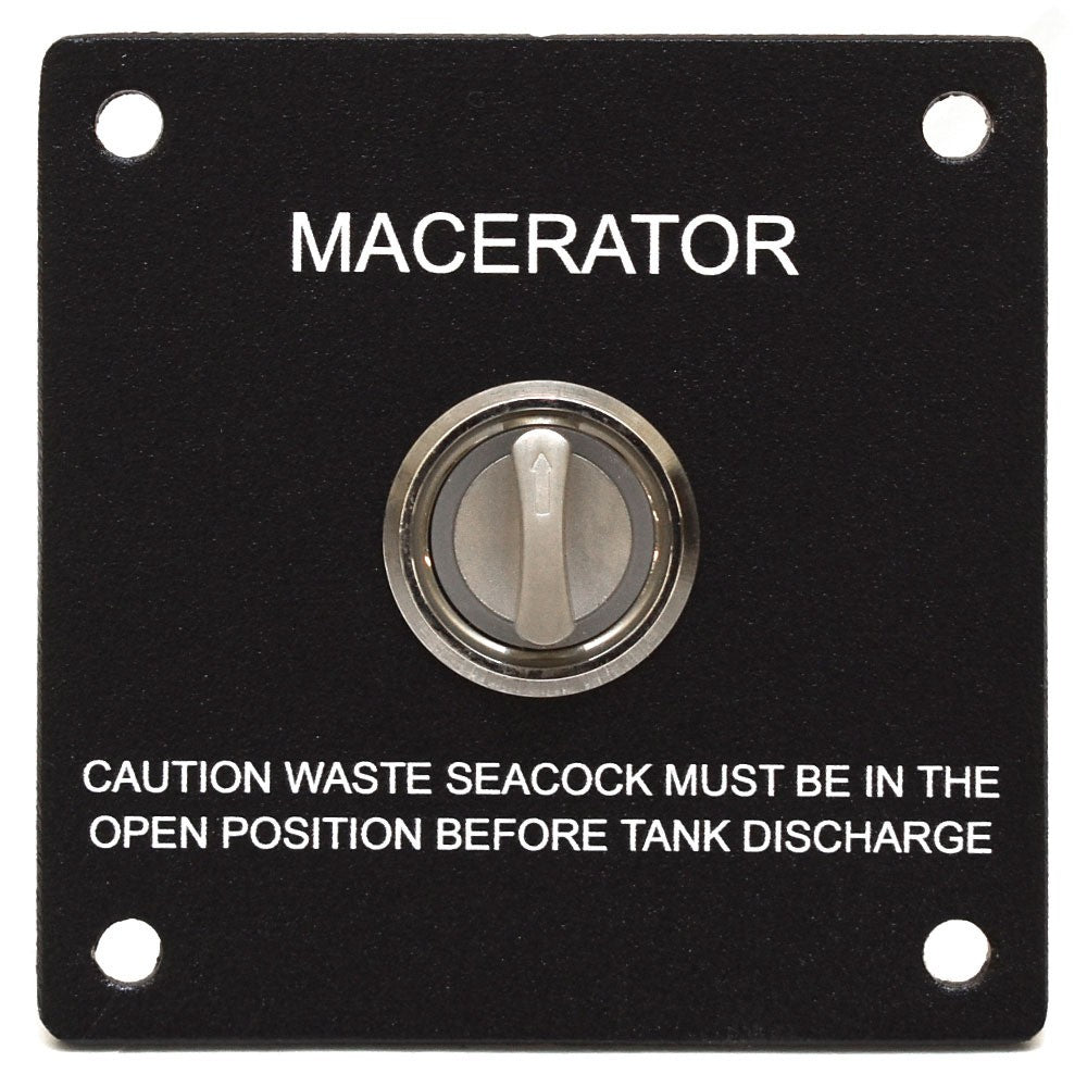 Regal Boat Macerator Switch Panel 957149 Aluminum by Regal