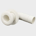 Larson Boat Elbow Thru Hull Fitting White Plastic by Larson