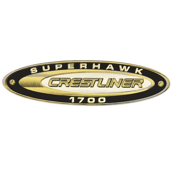 Crestliner Boat Emblem Decal 13130501 by Crestliner