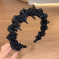 Pearl Headband Elegant Pleats
