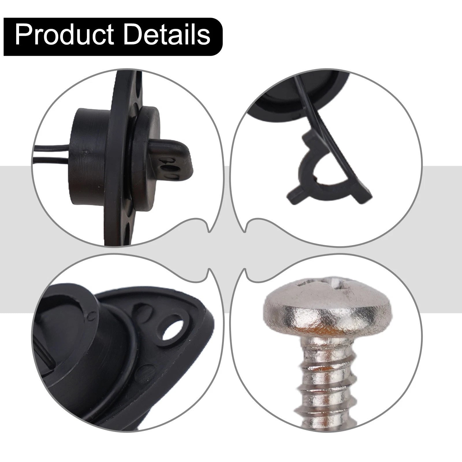 Oval Drain For Kayak Canoe Dinghy Raft With Screw Seal 1/25mm Mount
