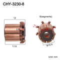 Wear Resistant Motor Commutator Black