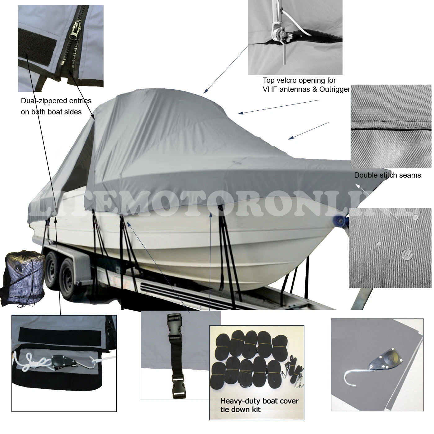 Sea Pro 235 Cc Center Console Deluxe T-top Hard-top Fishing Boat
