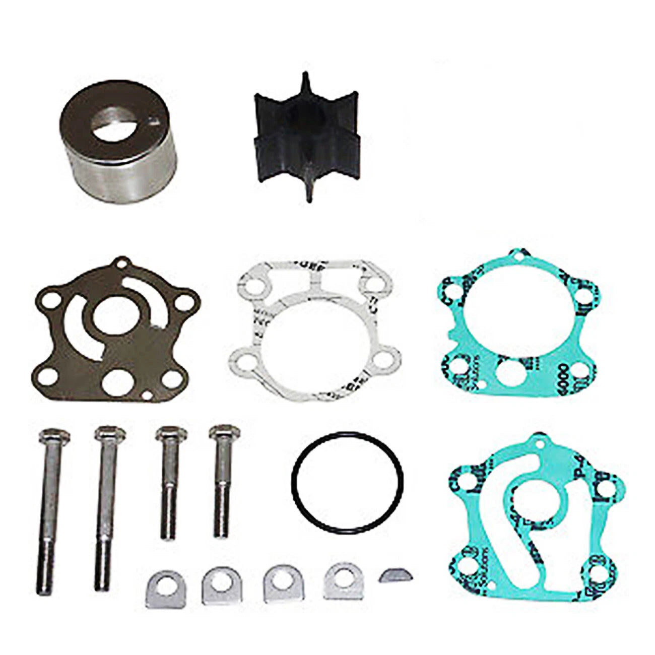 Water Pump Impeller Repair Kit For Yamaha 75-100hp 4-stroke