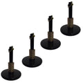 4-pack 49067 Standard Snow Plow Shoe Assembly Fits Western Plows 1"