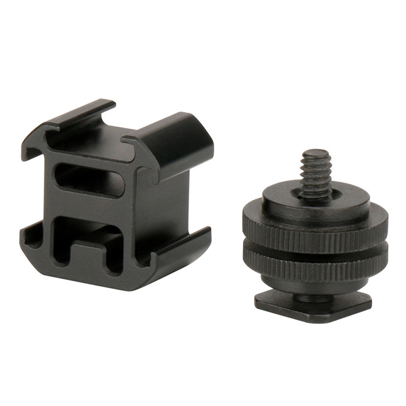 Camera Hot Shoe Mount Adapter Video Accessory Triple Cold Shoe