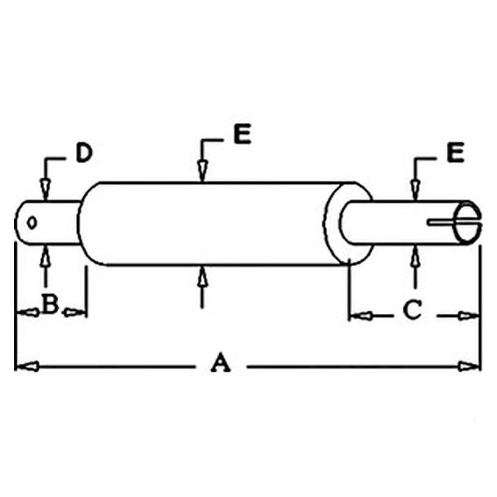 Vertical Muffler For Long Tractors 260 310 350 360 445 460 510 550