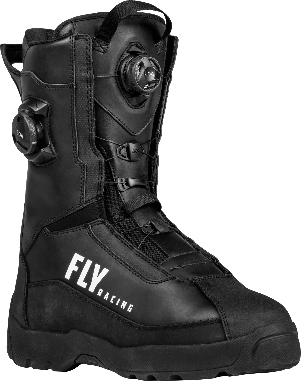 Fly Racing Inversion Snow Boots Men Us 13 Black Weatherproof Insulated