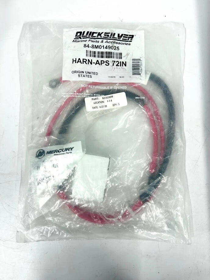 '-New- Mercury Quicksilver 84-8m0149025 , Aps | Hook & Hull Co